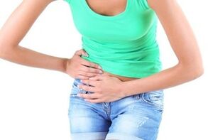 Parasiten im Körper eines Mädchens